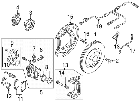 2018 Audi A4 Parking Brake