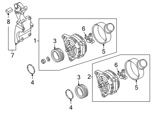 2010 Audi A3 Alternator