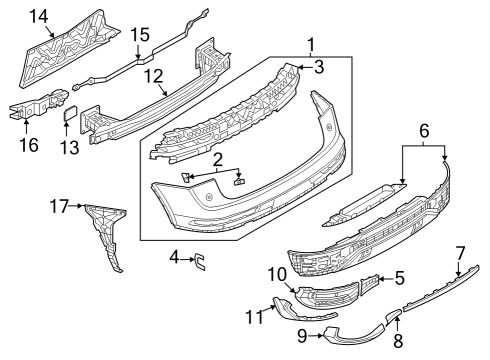 2022 Audi Q5 Bumper & Components - Rear