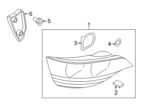 2013 Audi Q7 Tail Lamps