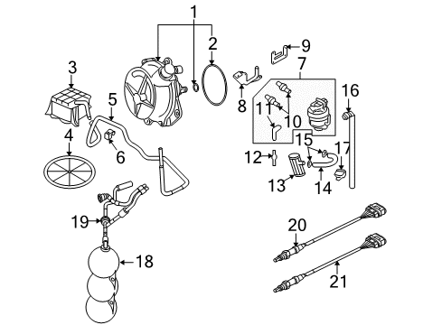 2009 Audi A4 Quattro Emission Components