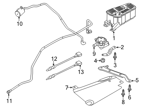 2023 Audi A5 Quattro Emission Components