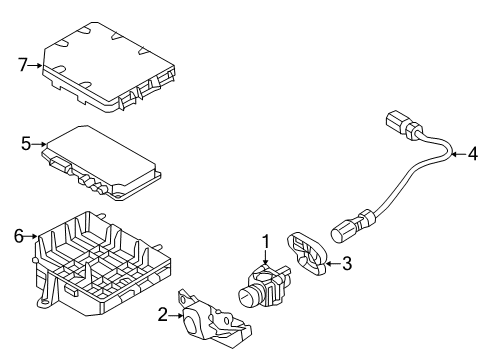 2015 Audi S7 Electrical Components Diagram 1