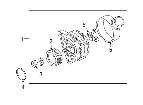 2006 Audi A4 Quattro Alternator