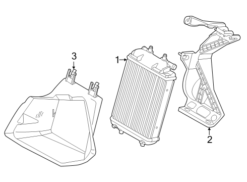 2023 Audi RS3 Radiator & Components