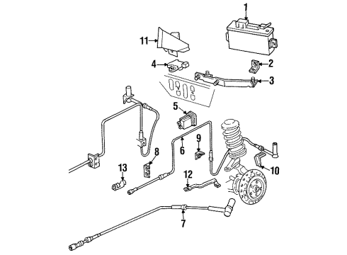 1992 Audi V8 Quattro Anti-Lock Brakes