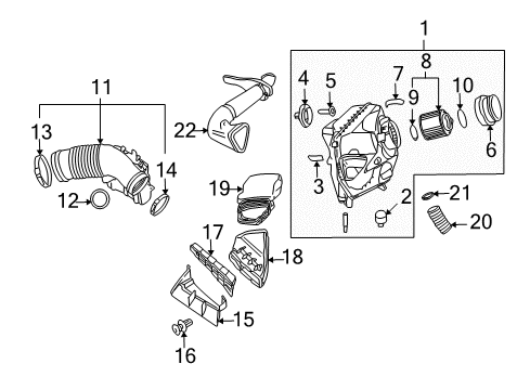 2006 Audi A6 Quattro Air Intake