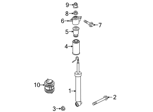 2022 Audi S6 Shocks & Components - Rear