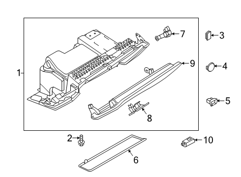 2022 Audi S6 Glove Box