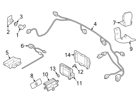 2022 Audi S8 Bumper & Components - Rear