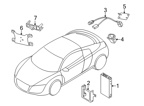 2015 Audi R8 Electrical Components