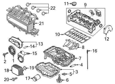 2016 Audi A3 Sportback e-tron Intake Manifold