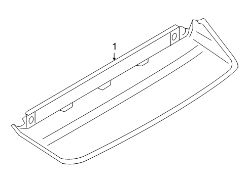 2010 Audi A4 Quattro High Mount Lamps