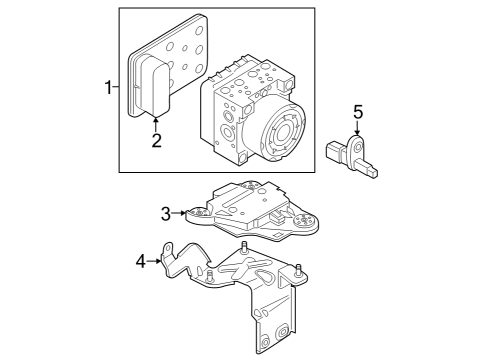 2023 Audi RS3 ABS Components