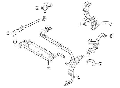 2024 Audi Q8 e-tron Hoses, Lines & Pipes Diagram 3