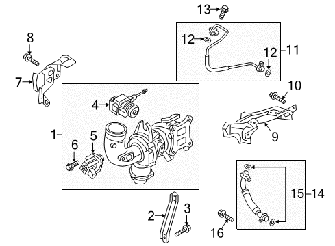 2017 Audi A4 Turbocharger