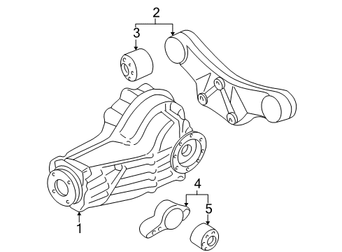 2005 Audi Allroad Quattro Axle & Differential - Rear