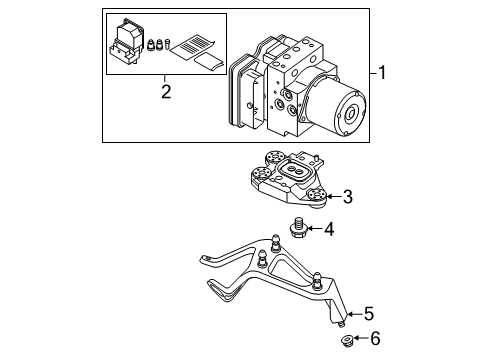 2020 Audi A8 Quattro ABS Components