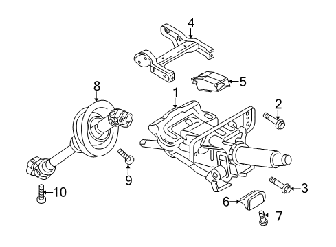 2015 Audi allroad Steering Column & Wheel, Steering Gear & Linkage