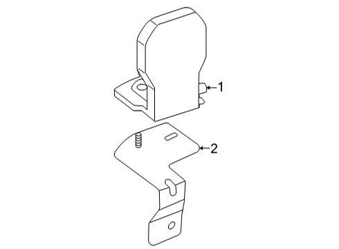 2022 Audi S3 Antenna & Radio Diagram 1