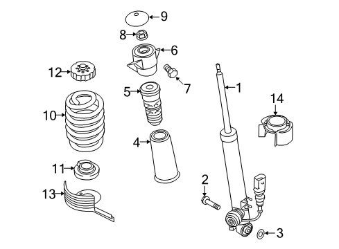 2015 Audi allroad Shocks & Components - Rear