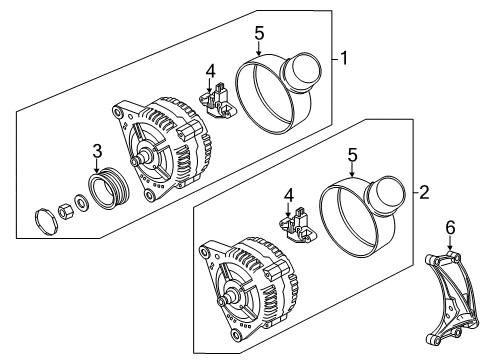 2013 Audi Q7 Alternator