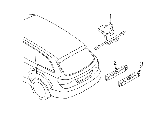 2010 Audi Q5 Antenna & Radio