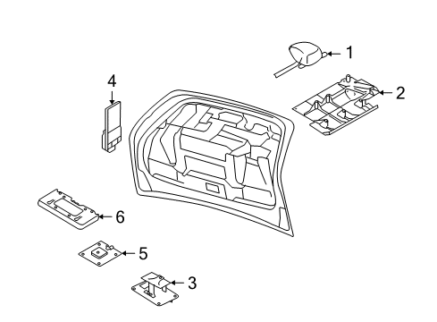 2007 Audi S4 Antenna & Radio