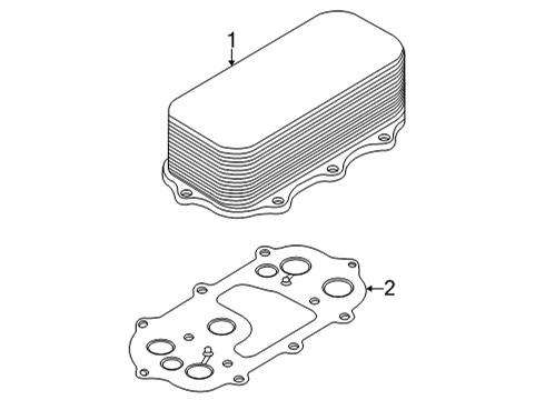 2023 Audi RS Q8 Engine Oil Cooler