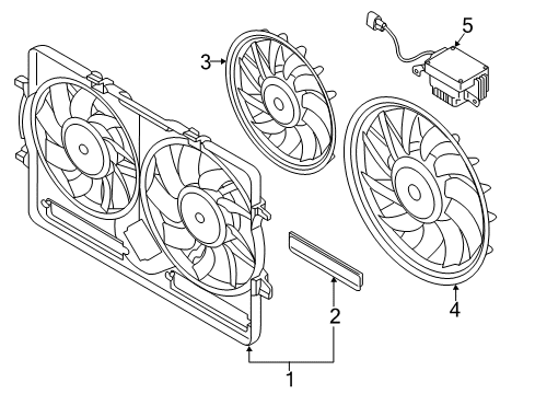 2015 Audi allroad Cooling System, Radiator, Water Pump, Cooling Fan