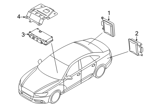 2014 Audi A6 Electrical Components