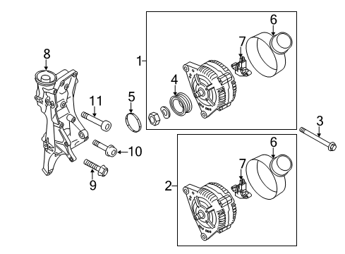 2011 Audi Q5 Alternator