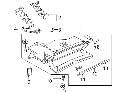 2006 Audi TT Glove Box