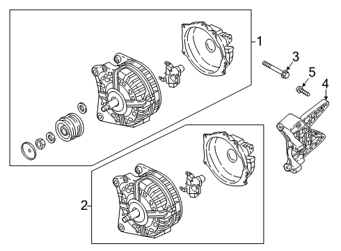 2022 Audi S5 Alternator