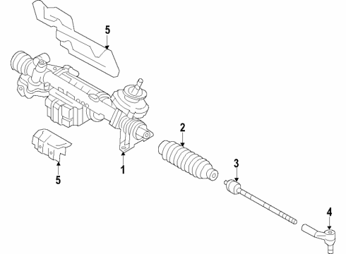 2019 Audi RS3 Steering Gear & Linkage