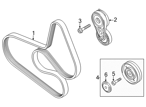 2011 Audi Q5 Belts & Pulleys