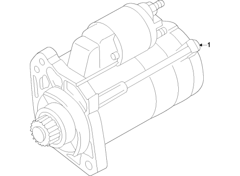 2020 Audi A8 Quattro Starter