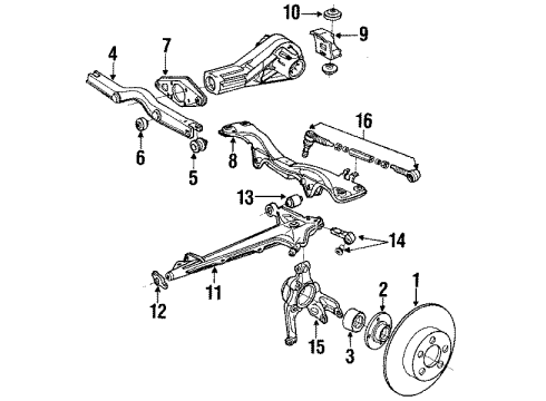 1992 Audi V8 Quattro Rear Brakes