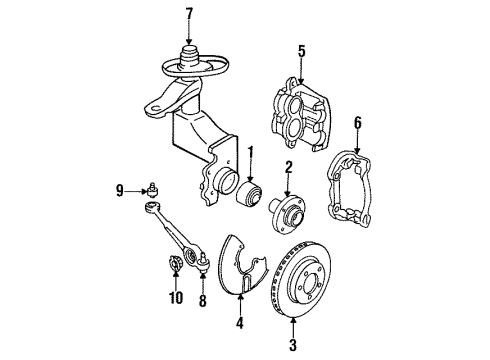 1986 Audi 5000 Quattro Front Brakes