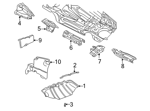 1998 Audi A6 Quattro Floor