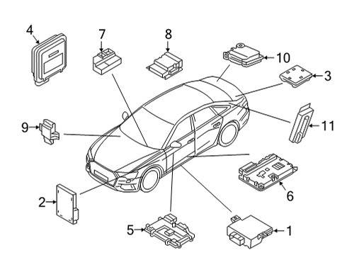 2022 Audi A6 allroad Electrical Components