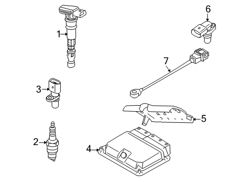 2007 Audi A8 Quattro Ignition System