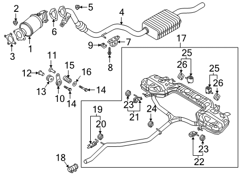 2020 Audi A6 Quattro Exhaust Components