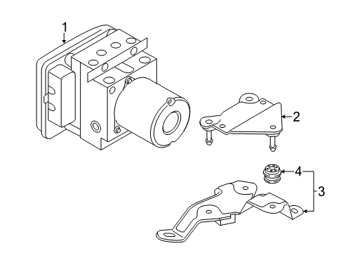 2013 Audi A7 Quattro ABS Components