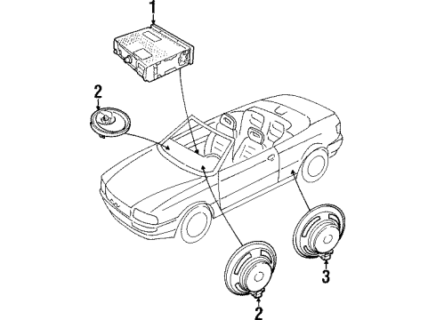 1998 Audi Cabriolet Sound System