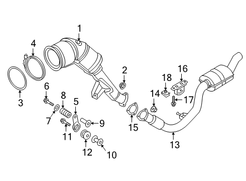 2022 Audi S6 Exhaust Components