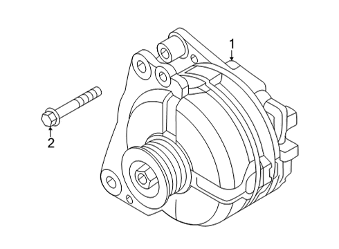 2024 Audi A3 Alternator