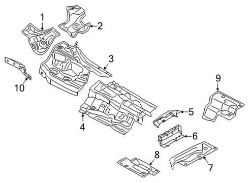 2022 Audi A7 Sportback Heat Shields