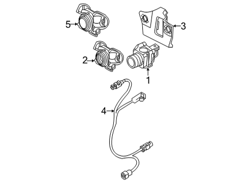 2023 Audi SQ7 Electrical Components - Front Bumper