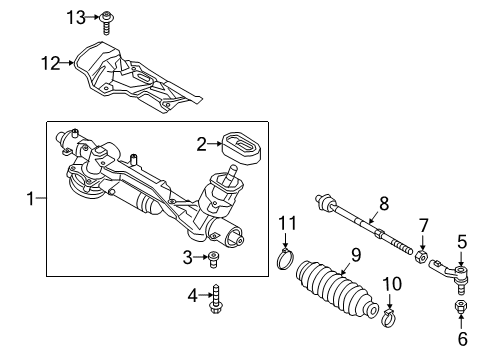 2024 Audi Q3 Steering Gear & Linkage